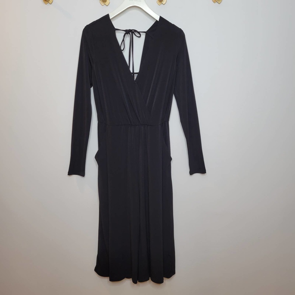 BCBGeneration black long sleeve jumpsuit XS
